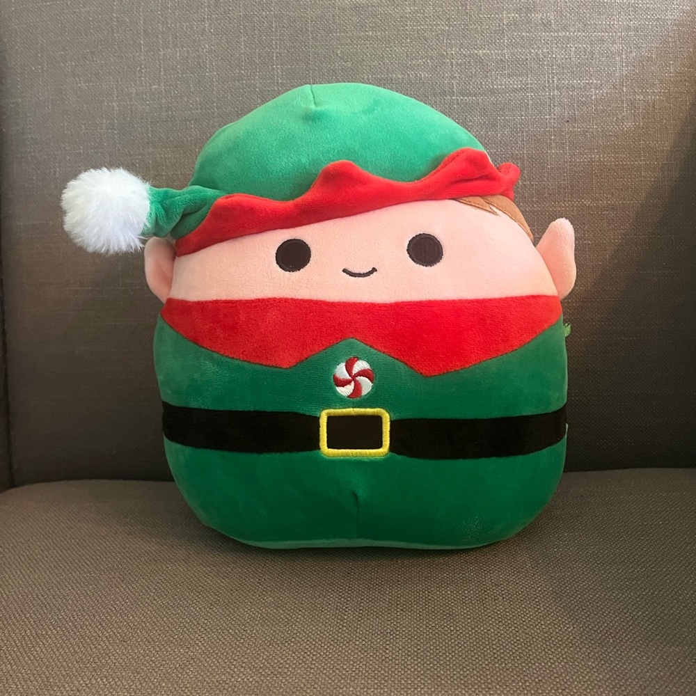 9” Green Elf Squishmallow